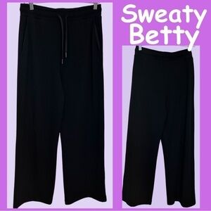 Beautiful Organic Cotton Wool Blend Soft & Drapey Wide Legs Casua Pants